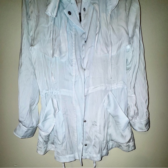 Vince Camuto Light Blue Zip-Up Anorak Jacket - Picture 3 of 9